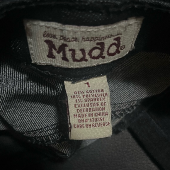 MUDD dark wash skinny jeans - Picture 3 of 4